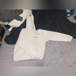 this is a Beige Levi’s Sherpa, very comfortable with no rips or tears, very warm